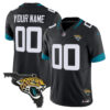 Jacksonville Jaguars Florida Patch Vapor Custom Jersey – All Stitched Men Black Jersey