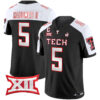 Men’s Texas Tech Red Raiders 2024 Patrick Mahomes Symbol Vapor Limited Jersey – All Stitched – Black Alternate – Patrick Mahomes