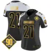 Womens Washington Commanders 90Th Anniversary Patch Gold Vapor Limited Jersey Sean Taylor Jersey Alternate