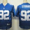 Reebok New York Giants #92 Michael Strahan Blue Jersey