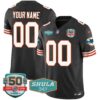 Dolphins Throwback Shula 347 Patch Vapor Custom Jersey – All Stitched – Youth – Black