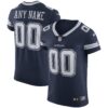 Dallas Cowboys Nike Vapor Elite Custom Jersey Navy
