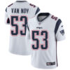 Nike New England Patriots #53 Kyle Van Noy White Men’s Stitched NFL Vapor Untouchable Limited Jersey