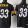 Nike Pittsburgh Steelers #33 Isaac Redman Black Limited Jersey