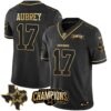Men’s Cowboys 2023 NFC East Champions Patch Gold Vapor Jersey – All Stitched – Black Gold – Brandon Aubrey