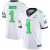 Mens Philadelphia Eagles Autism Foundation Patch Vapor Limited Jersey Jalen Hurts Jersey White