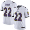 Nike Baltimore Ravens #22 Jimmy Smith White Men’s Stitched NFL Vapor Untouchable Limited Jersey