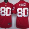 Nike New York Giants #80 Victor Cruz Red Game Jersey
