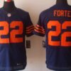 Nike Chicago Bears #22 Matt Forte Blue With Orange Elite Jersey