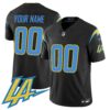 Chargers Vapor Limited Custom Jersey V2 – All Stitched – Youth – Black