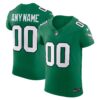 Philadelphia Eagles Nike 2Nd Alternate Vapor FUSE Elite Custom Jersey Kelly Green