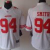 Nike San Francisco 49ers #94 Justin Smith White Limited Jersey