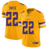 Nike Vikings #22 Harrison Smith Gold Men’s Stitched NFL Limited Inverted Legend Jersey