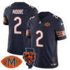 Chicago Bears Honor Virginia Halas McCaskey Jersey – All Stitched – Navy – DJ Moore – 2 Jersey