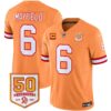 Tampa Bay Buccaneers ’76 Vapor Limited Jersey – All Stitched – Creamsicle 1 – Baker Mayfield Jersey