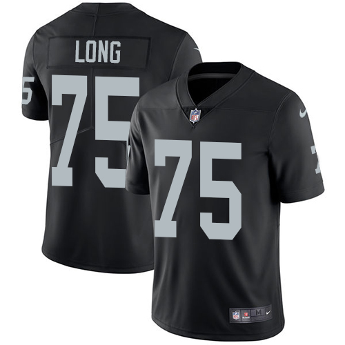Nike Oakland Raiders #75 Howie Long Black Team Color Men’s Stitched NFL Vapor Untouchable Limited Jersey