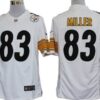 Nike Pittsburgh Steelers #83 Heath Miller White Limited Jersey
