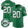 Philadelphia Eagles 2024 Throwback Vapor Limited Jersey – Est. 1933 Patch – All Stitched – Kelly Green – Brian Dawkins Jersey
