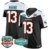Mens Miami Dolphins Shula 347 Patch Vapor Limited Jersey V2 Dan Marino Jersey Black Alternate