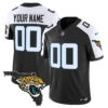 Jacksonville Jaguars Florida Patch Vapor Custom Jersey – All Stitched – Men – Black Alternate