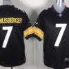 Nike Pittsburgh Steelers #7 Ben Roethlisberger Black Game Jersey