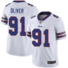 Bills #91 Ed Oliver White Men’s Stitched Football Vapor Untouchable Limited Jersey