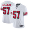 Men’s San Francisco 49ers #57 Dre Greenlaw Limited White NFL Rush Vapor Untouchable Jersey