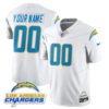 Los Angeles Chargers Alternate 2025 Custom Jersey – All Stitched – White Jersey
