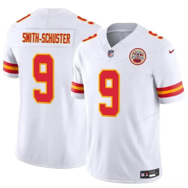 Jersey Kansas City Chiefs #9 Juju Smith Schuster White 2023 FUSE Vapor Untouchable