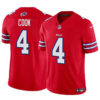 Buffalo Bills #4 James Cook Red 2023 FUSE Vapor Untouchable Limited Stitched Football Jersey