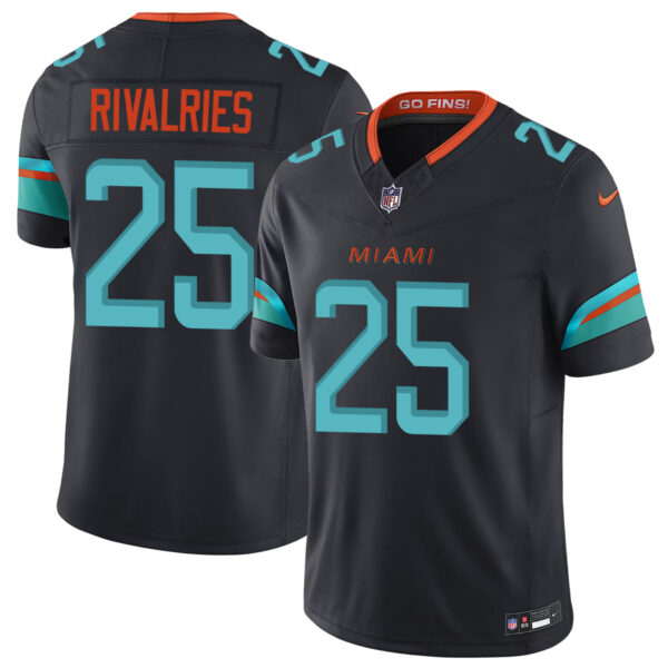 Miami Dolphins Vapor F.U.S.E. Limited Rivalry Series Jersey – All Stitched – Rivalries Jersey