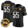 Eagles 2024 Gold Vapor Limited Jersey – Est. 1933 Patch – All Stitched – Black Limited – Brandon Graham Jersey