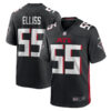 Kaden Elliss 55 Atlanta Falcons Men’s Team Game Jersey – Black