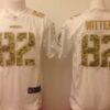 Nike Dallas Cowboys #82 Jason Witten Salute to Service White Game Jersey