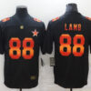 Men’s Dallas Cowboys #88 CeeDee Lamb Black Red Orange Stripe Vapor Limited Nike NFL Jersey