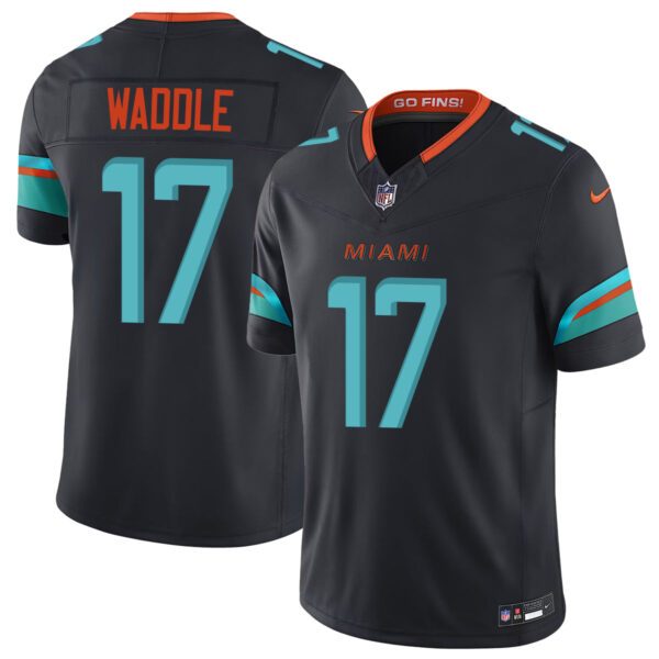 Miami Dolphins Vapor F.U.S.E. Limited Rivalry Series Jersey – All Stitched – Jaylen Waddle Jersey