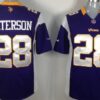 Nike Minnesota Vikings #28 Adrian Peterson Purple Game Jersey