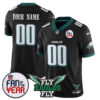 Custom Philadelphia Eagles Fan Of The Year Jersey – All Stitched – Black Jersey