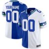 Seahawks Throwback Vapor Limited Custom Jersey – All Stitched – Men – Split