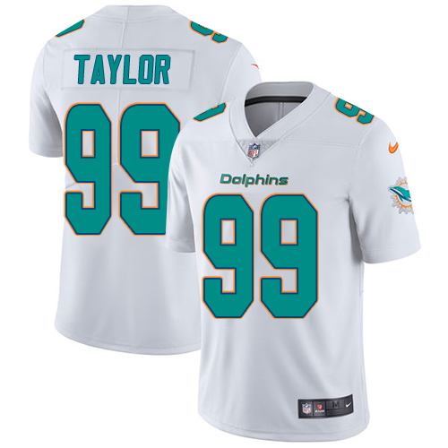 Nike Miami Dolphins #99 Jason Taylor White Men’s Stitched NFL Vapor Untouchable Limited Jersey