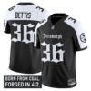Pittsburgh Steelers ‘Gothic Steel City Edition’ Vapor Limited Jersey – All Stitched – Alternate – Jerome Bettis Jersey
