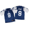 Nike Cowboys #9 Tony Romo Navy BlueWhite Throwback Men’s Stitched NFL Elite Jersey