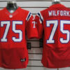Nike New England Patriots #75 Vince Wilfork Red Elite Jersey