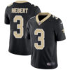 Nike New Orleans Saints #3 Bobby Hebert Black Team Color Men’s Stitched NFL Vapor Untouchable Limited Jersey