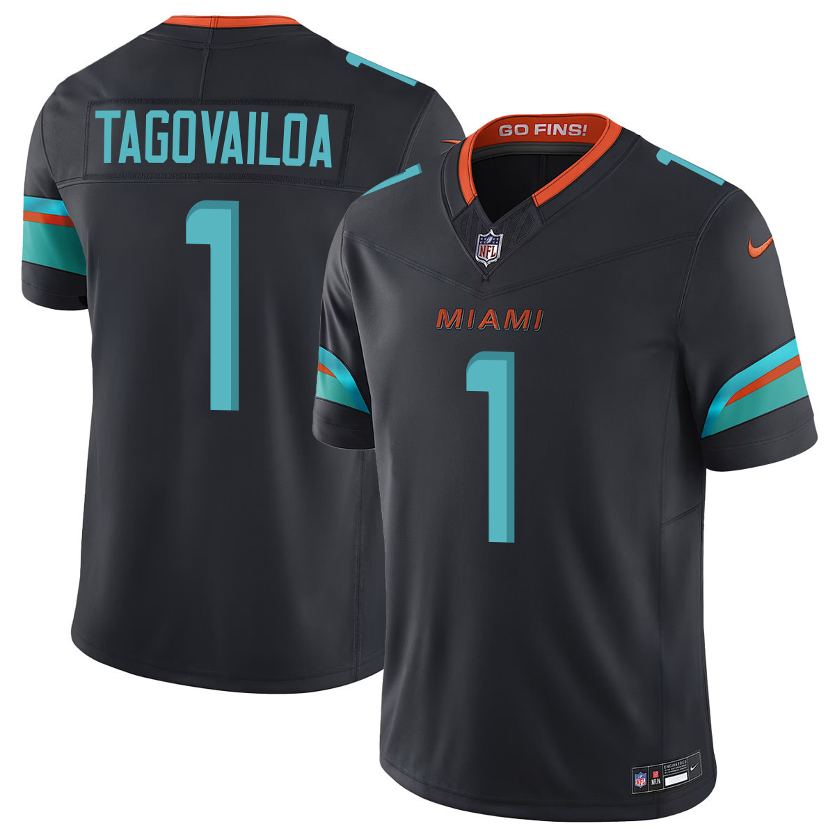 Miami Dolphins Vapor F.U.S.E. Limited Rivalry Series Jersey – All Stitched Men Tua Tagovailoa – 1 Jersey