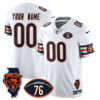 Chicago Bears Honor Steve McMichael Custom Jersey – All Stitched Men White Jersey