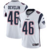 Nike Patriots #46 James Develin White Men’s Stitched NFL Vapor Untouchable Limited Jersey