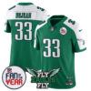 Philadelphia Eagles Fan Of The Year Jersey – All Stitched – Kelly Green – Cooper DeJean – 33 Jersey