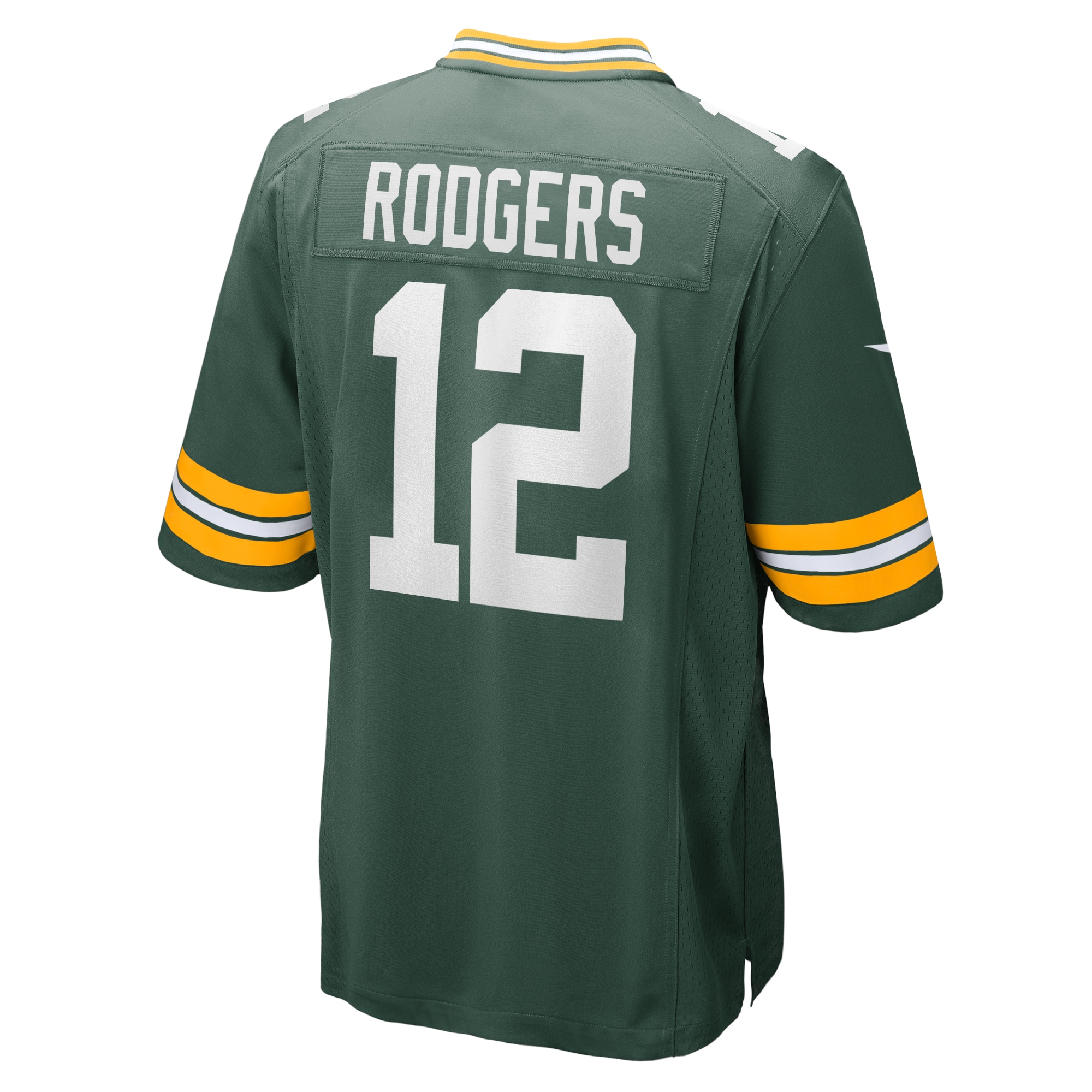 Aaron Rodgers Green Bay Packers Nike Game Team Jersey Green - Image 3
