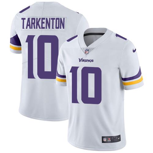 Nike Minnesota Vikings #10 Fran Tarkenton White Men’s Stitched NFL Vapor Untouchable Limited Jersey